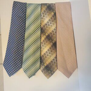 4 Geoffrey Beene Ties